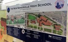 Somerville High School sign